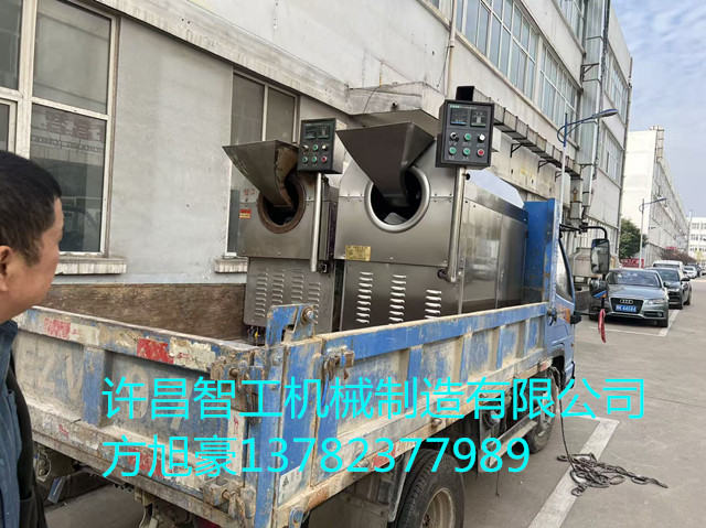 安徽客户再次购买电磁炒货机